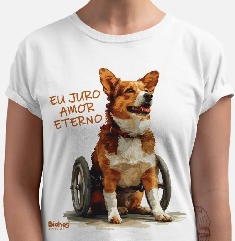  Dog Frase "Eu Juro Amor Eterno" - Bichos Amigos