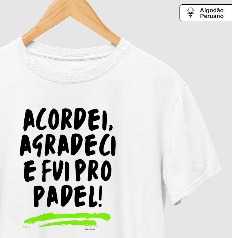 Acordei e Agradeci
