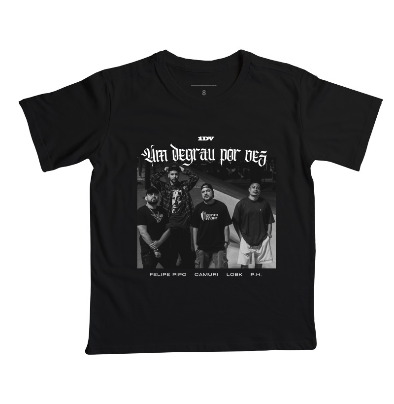 Camiseta Infantil 1 Degrau Por Vez