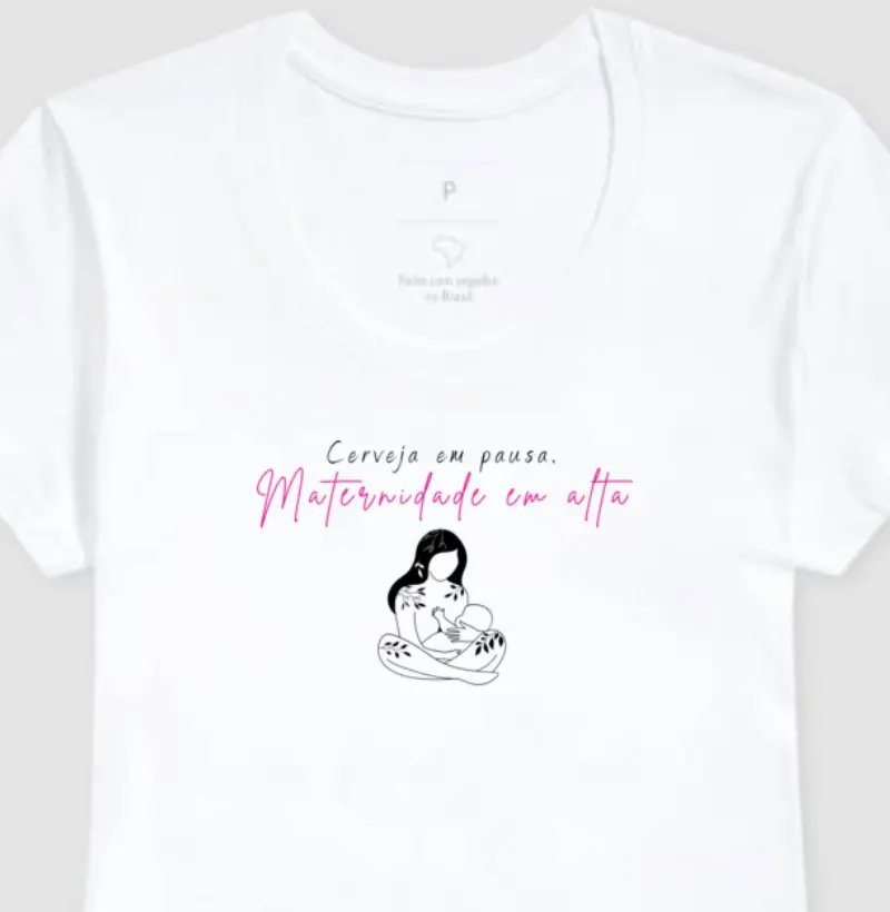 Cerveja em pausa, maternidade em alta.