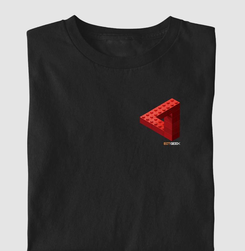 Camiseta Infantil Ilusão de Blocos