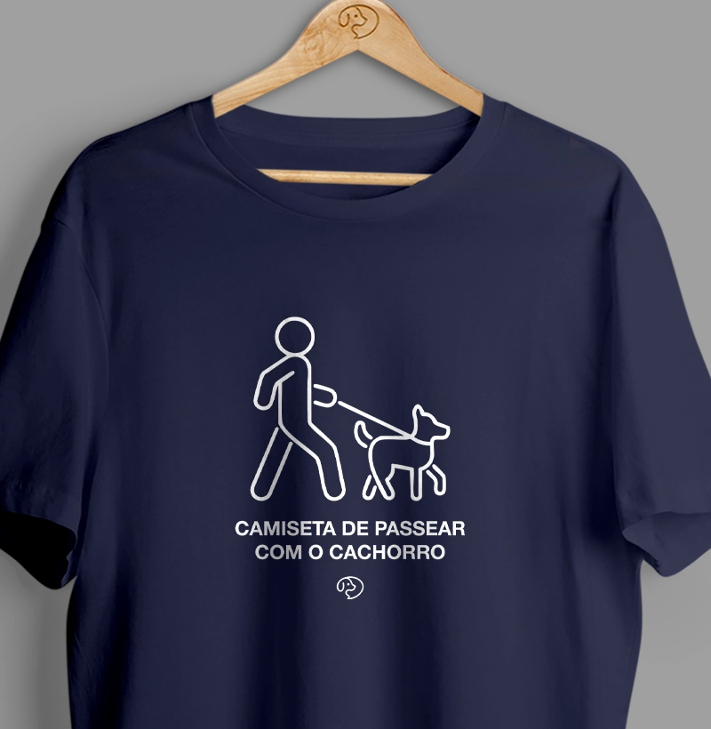 Camiseta de Passear com o Cachorro
