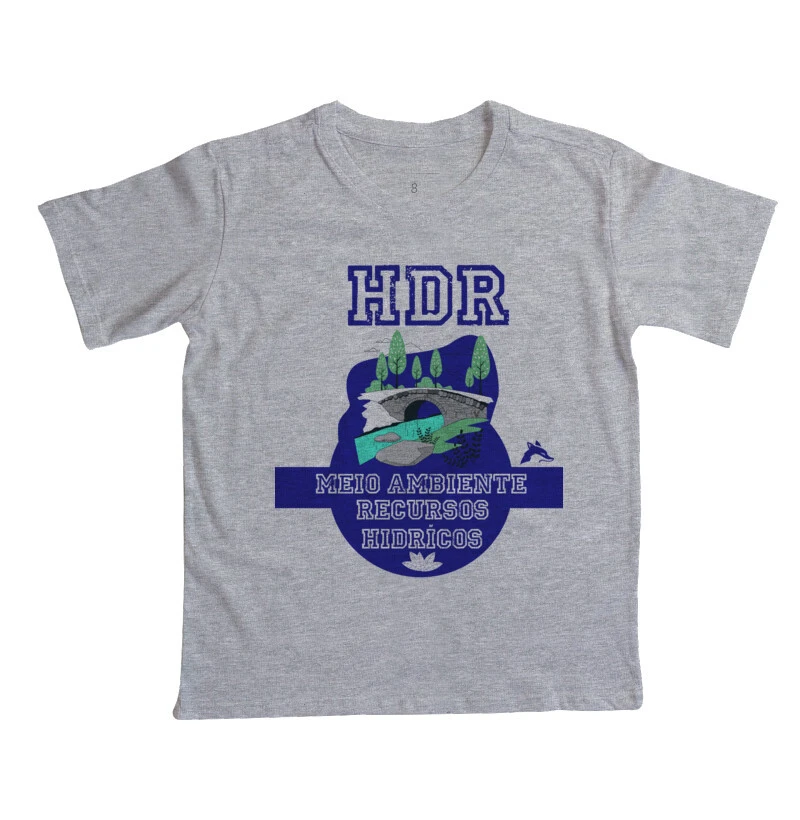 Camiseta Infantil Meio Ambiente Recursos Hídricos 0127