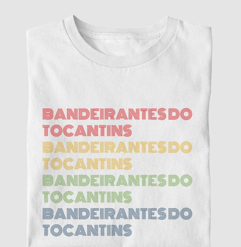 Bandeirantes do Tocantins Letreiro Retrô