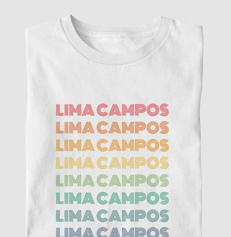 Lima Campos Letreiro Retrô