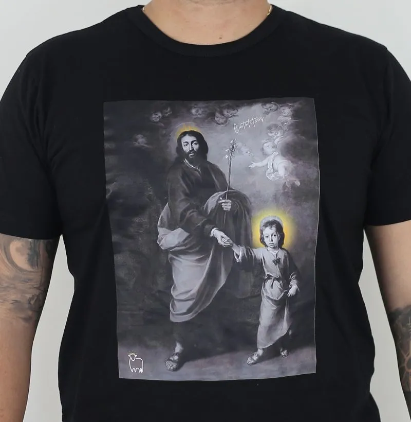São José e o menino Jesus