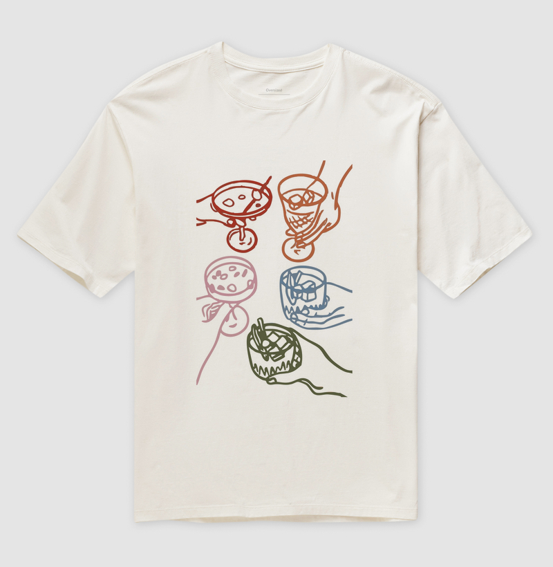 Camiseta My Drinks Friends