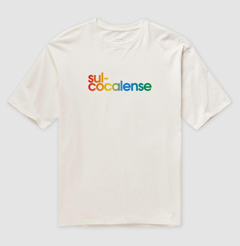 Camiseta Oversized Sul-Cocalense Cores da Bandeira