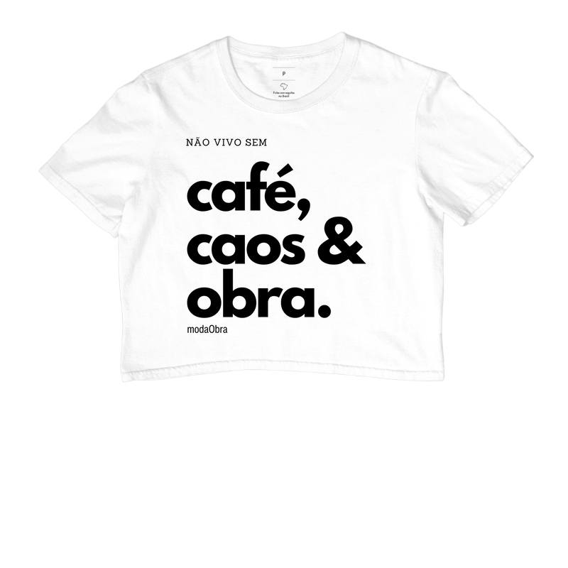 Café, caos e obra.