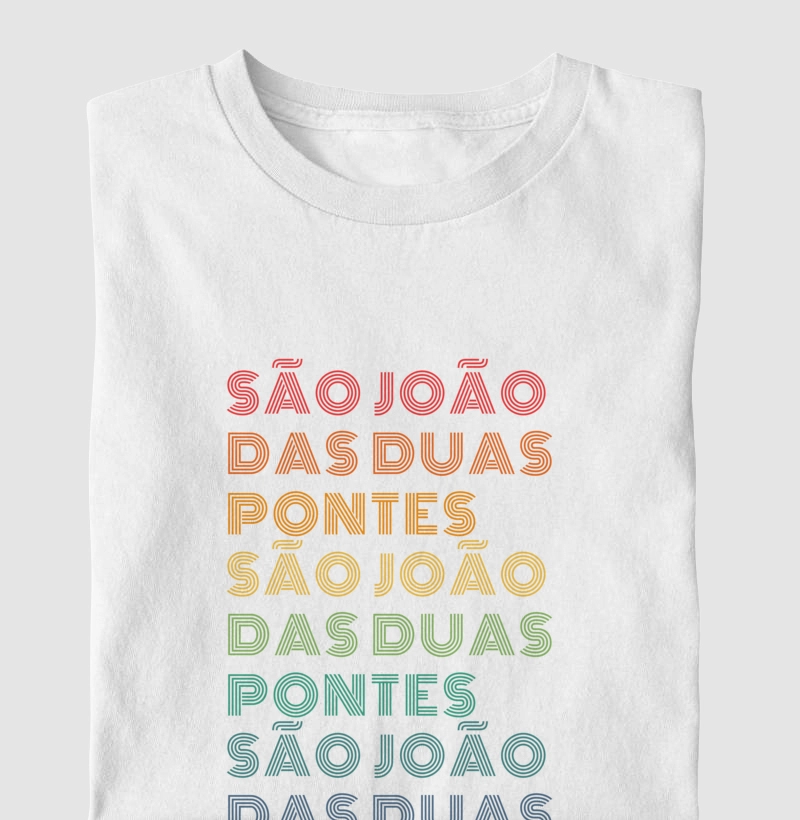 São João das Duas Pontes Letreiro Retrô