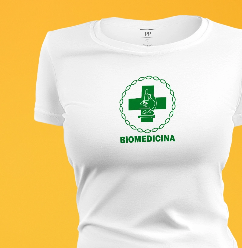 Camiseta Símbolo da Biomedicina - feminina