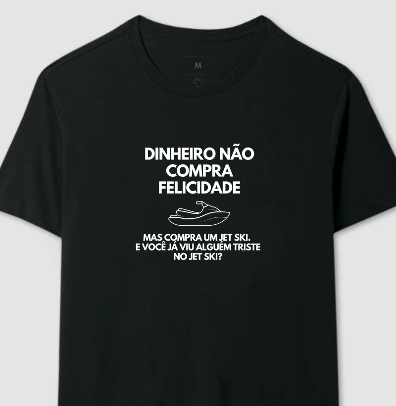 Felicidade no jet ski - Algodão 30.1 