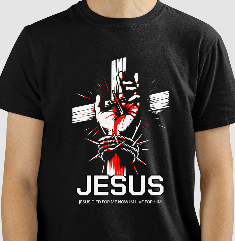 Mão de Jesus Cristo na cruz