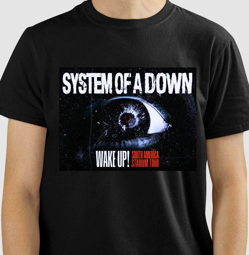 Camiseta SOAD tour 2025