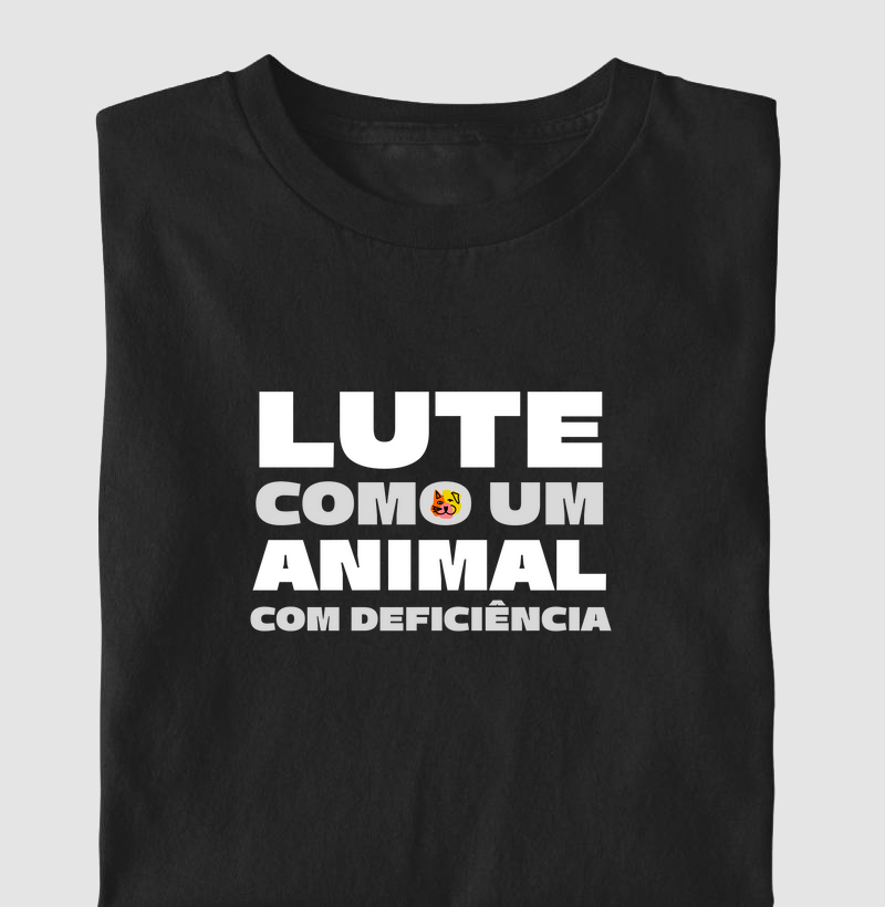 Lute como um animal com deficiência