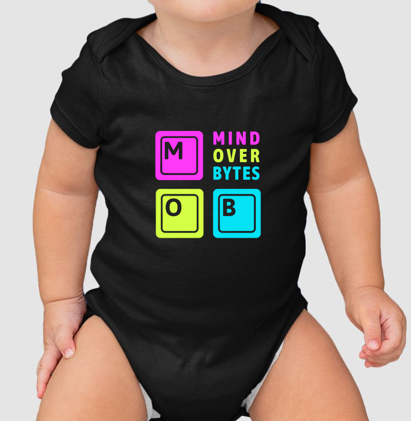 Mind Over Bytes: Body Infantil - Estampa para Mentes Criativas