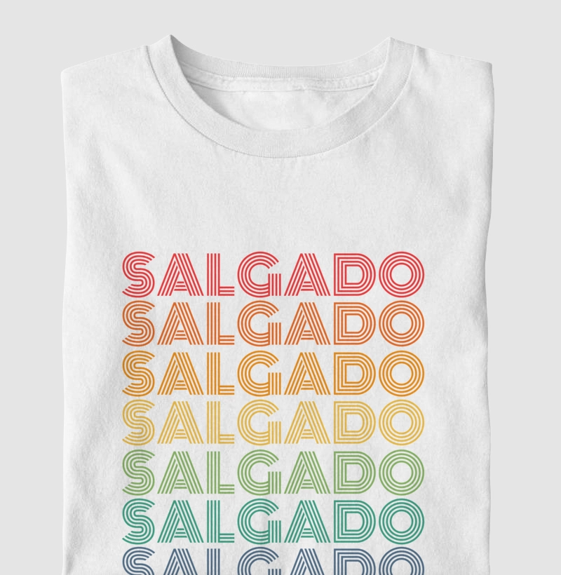 Salgado Letreiro Retrô