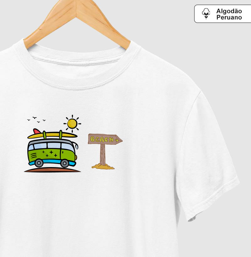Camiseta Peruana Jornada para a Praia — Surf Trip 80s | Posto80