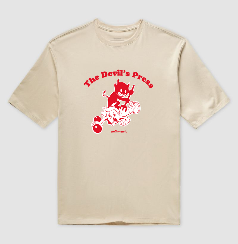  Camiseta Oversized The Devil’s Press