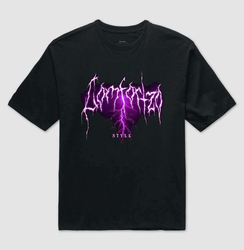 Camiseta oversised: Lightning 