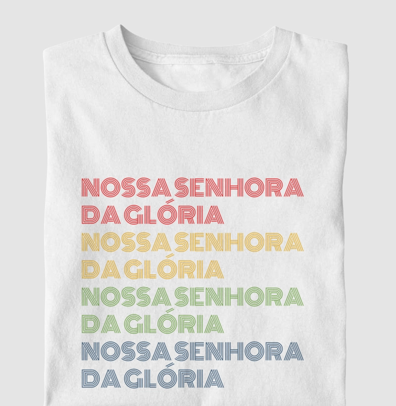 Nossa Senhora da Glória Letreiro Retrô