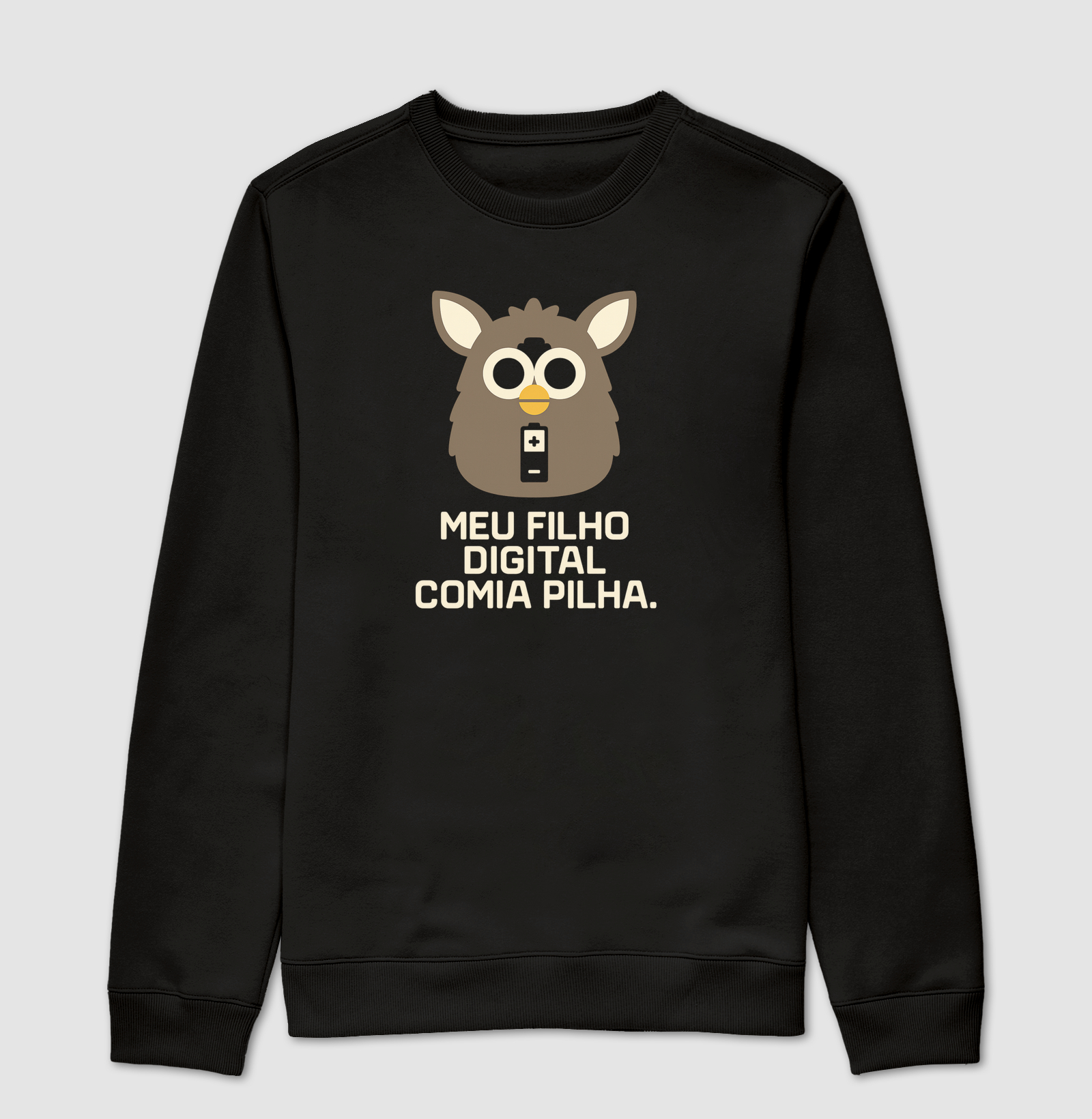 Meu filho digital comia pilha