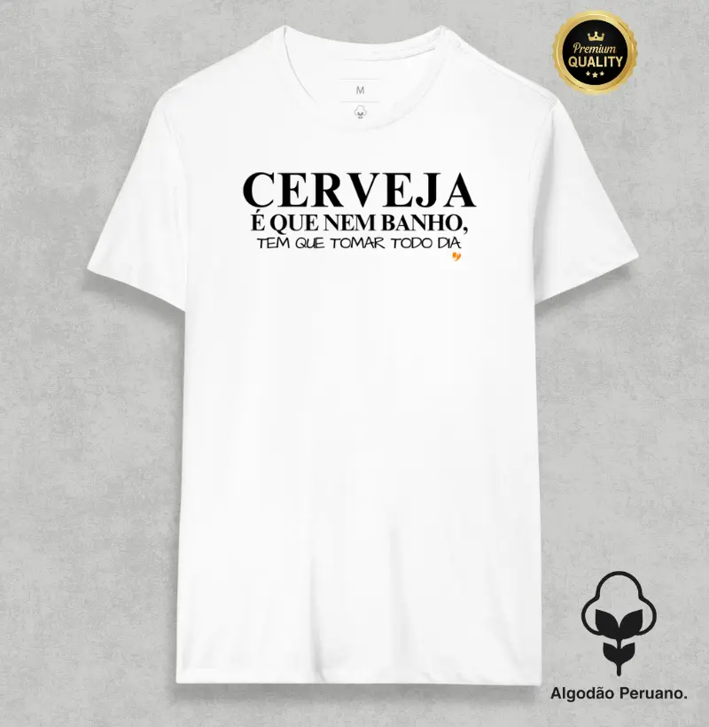 Cerveja é que nem banho