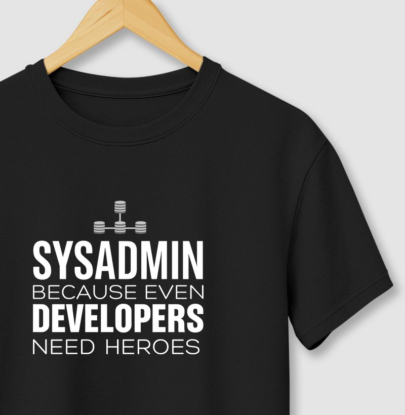 Camiseta SYSADMIN (DBA)