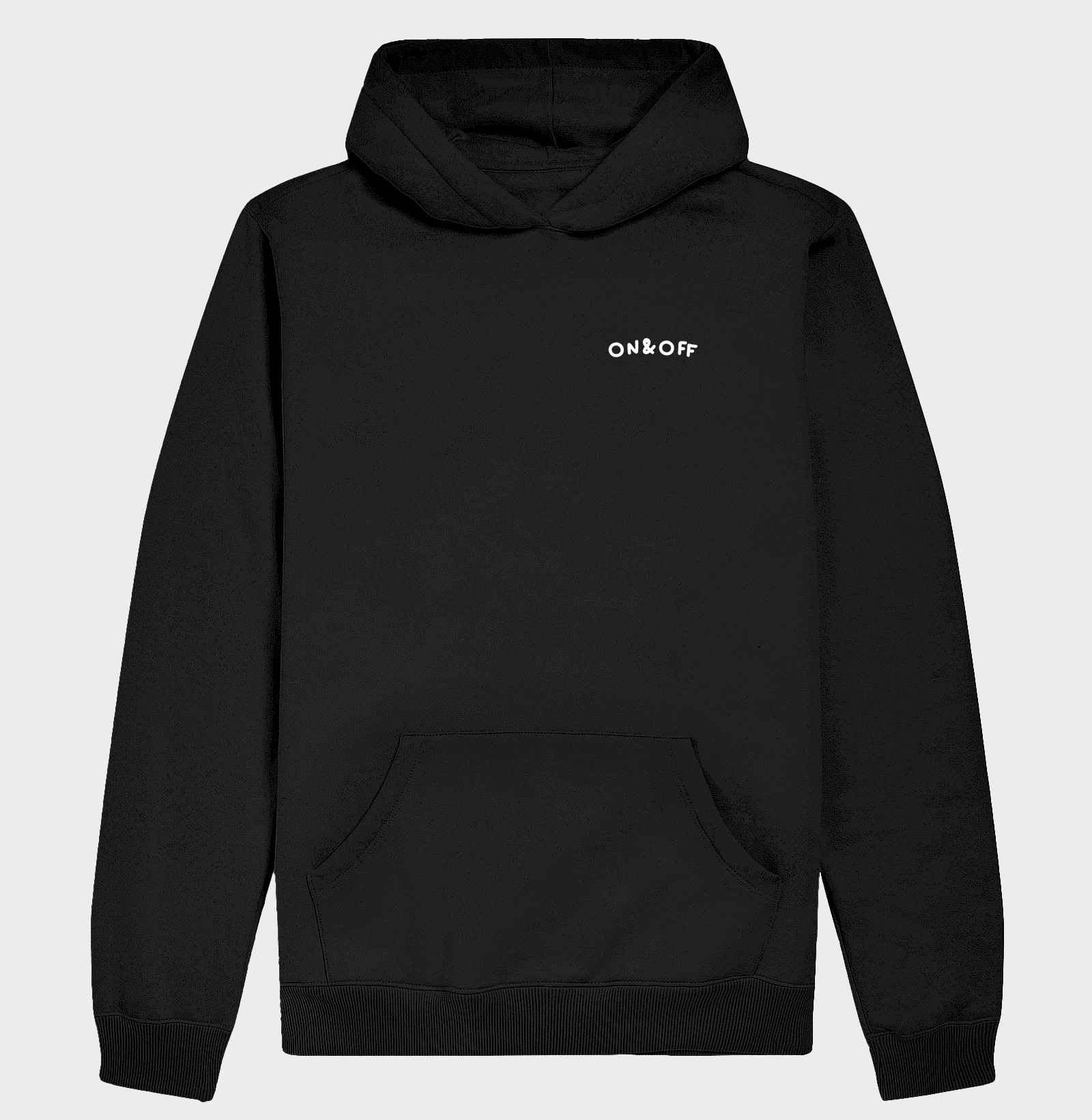 on&off logo Simples Branco