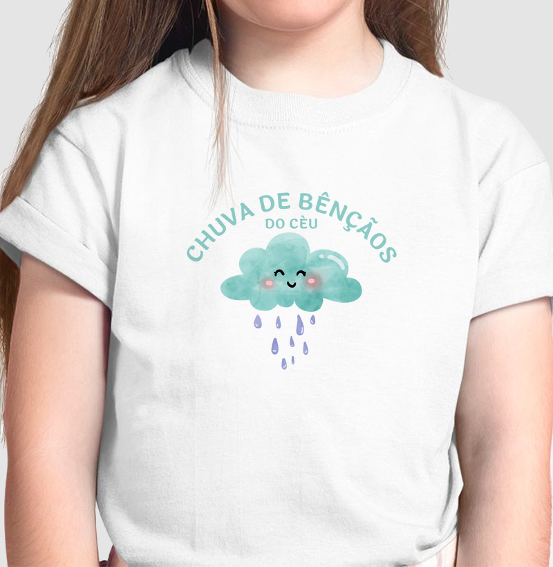 Menina - Chuva de bençãos do céu (infantil)