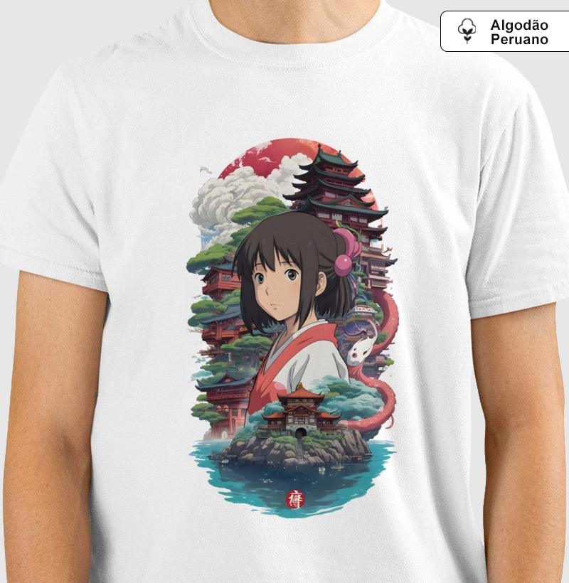 A Magia de Chihiro | Algodão Peruano