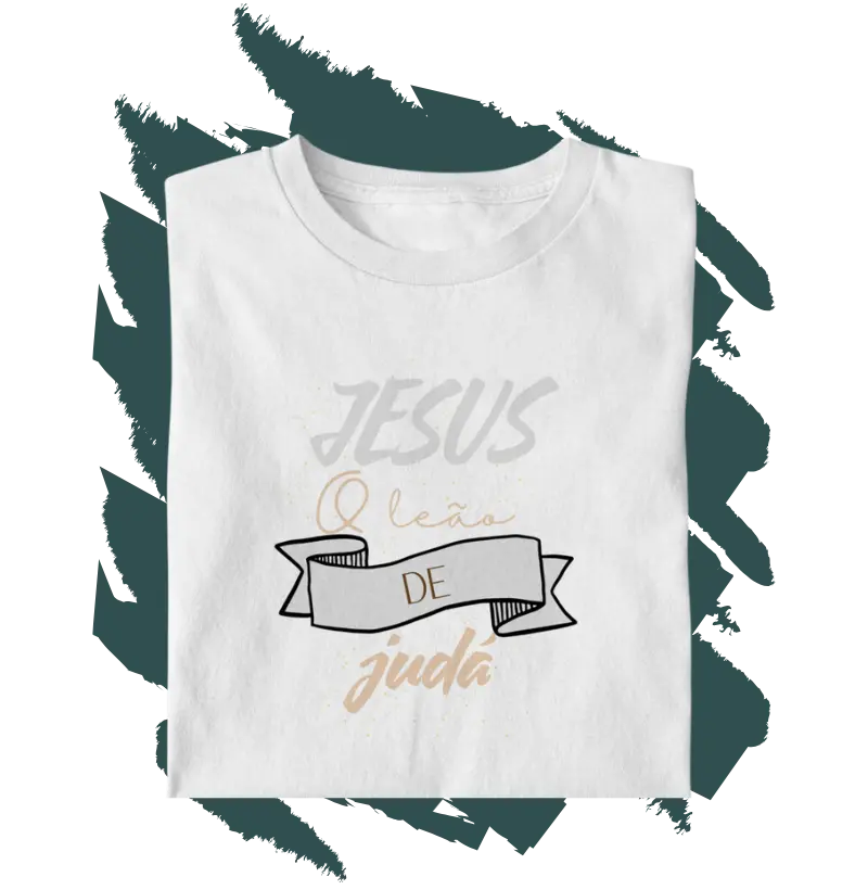 Camiseta Cristã - Leão de Judá MASC
