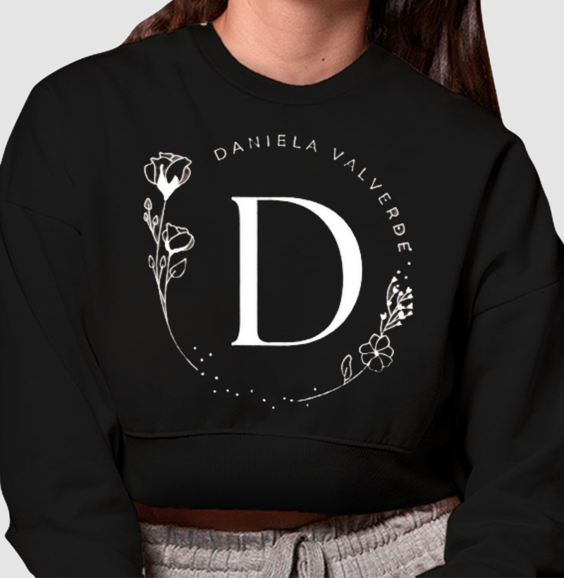 Cropped Moleton Daniela Valverde 
