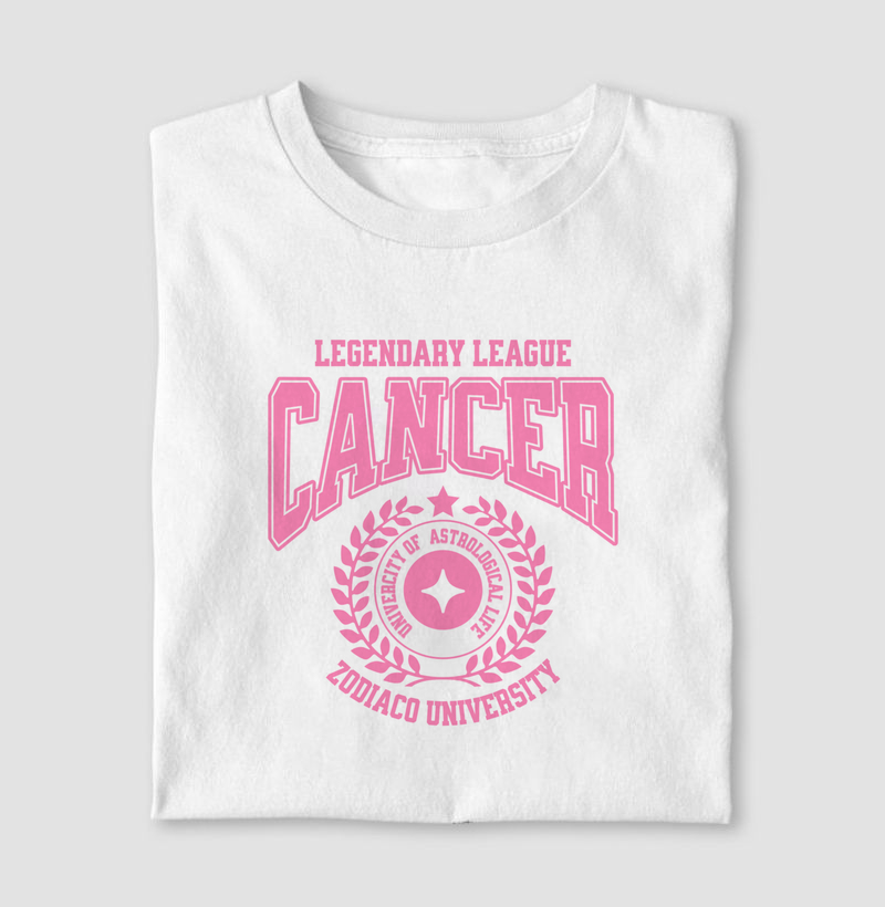 Camiseta Signos CÂNCER - CANCER LEAGUE