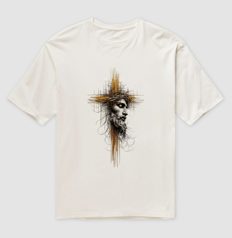 Camiseta Oversized Jesus Cristo
