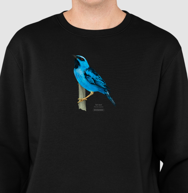 Aves do Brasil - Saí-azul - Moletom