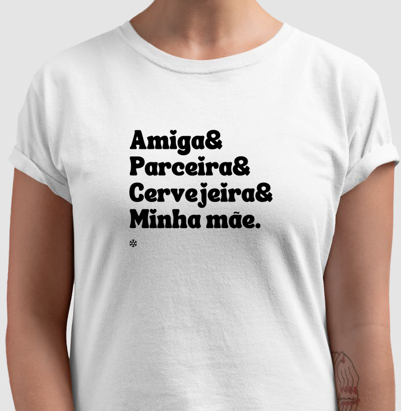 Camiseta Minha Mãe Cervejeira