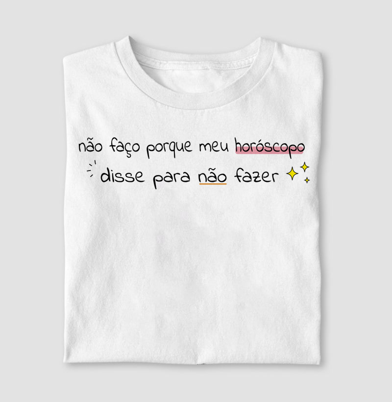 Meu horóscopo disse