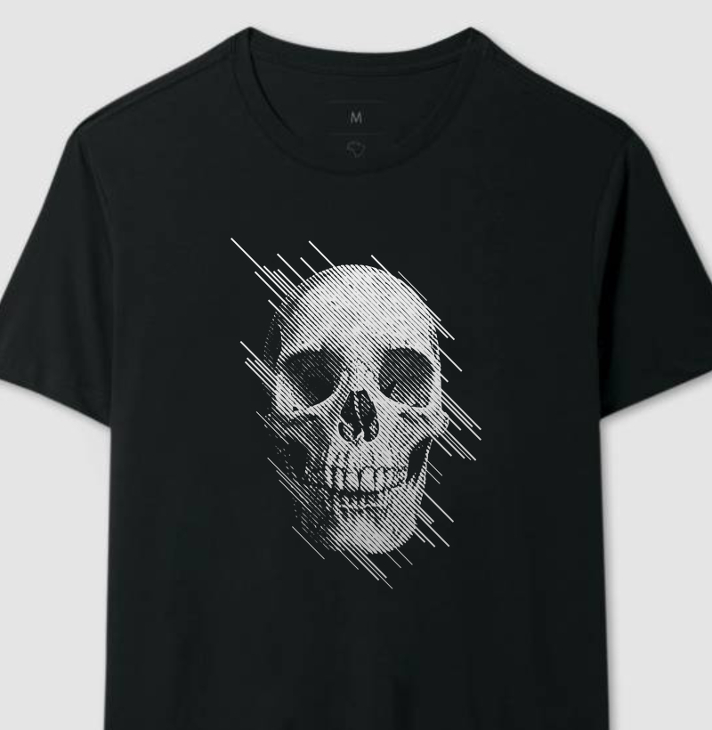 Skull Lines White
