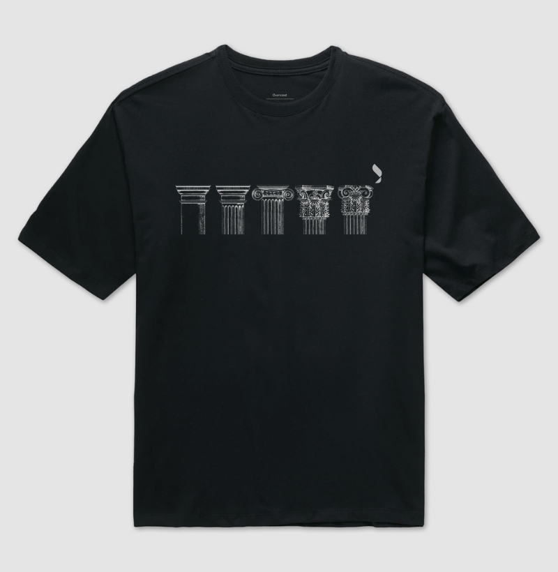 Camiseta as 05 Colunas de Sustentação