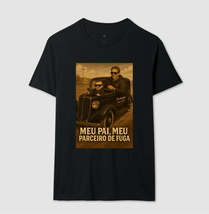 Camiseta Masculina Jhonathangster Parceiros de Fuga