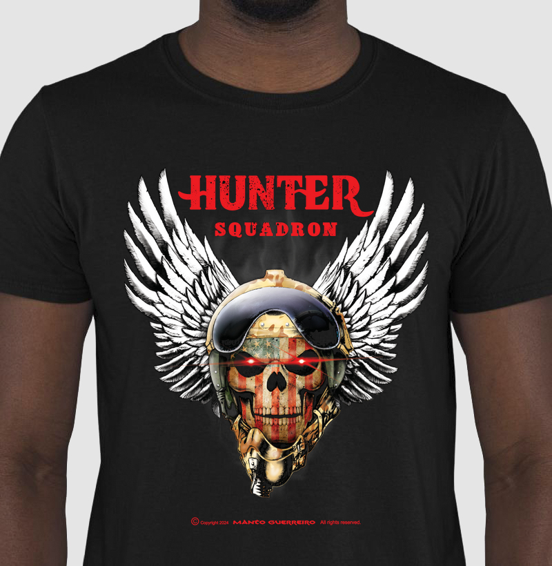 Camisa Hunter Preta Masculina