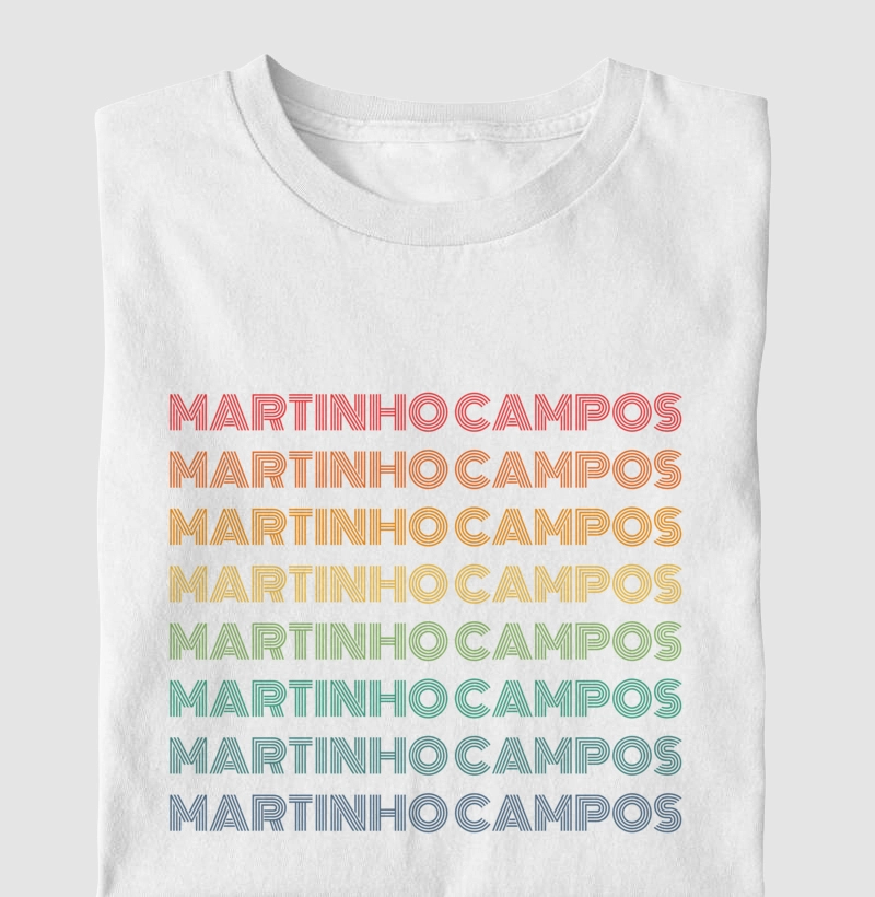 Martinho Campos Letreiro Retrô