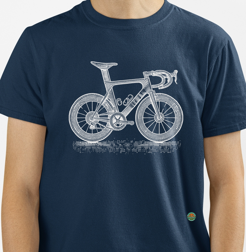 BICICLETA corrida xilogravura