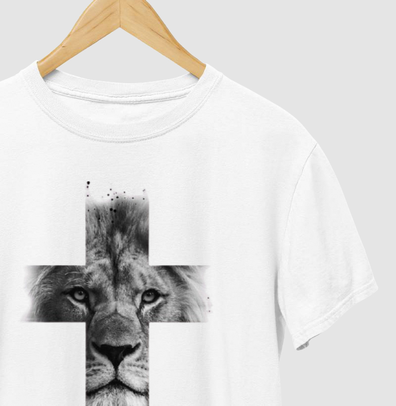 Camiseta- Leão e Cruz 