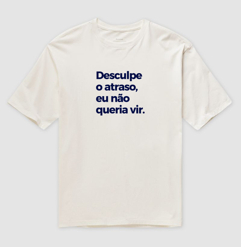 Desculpe o atraso