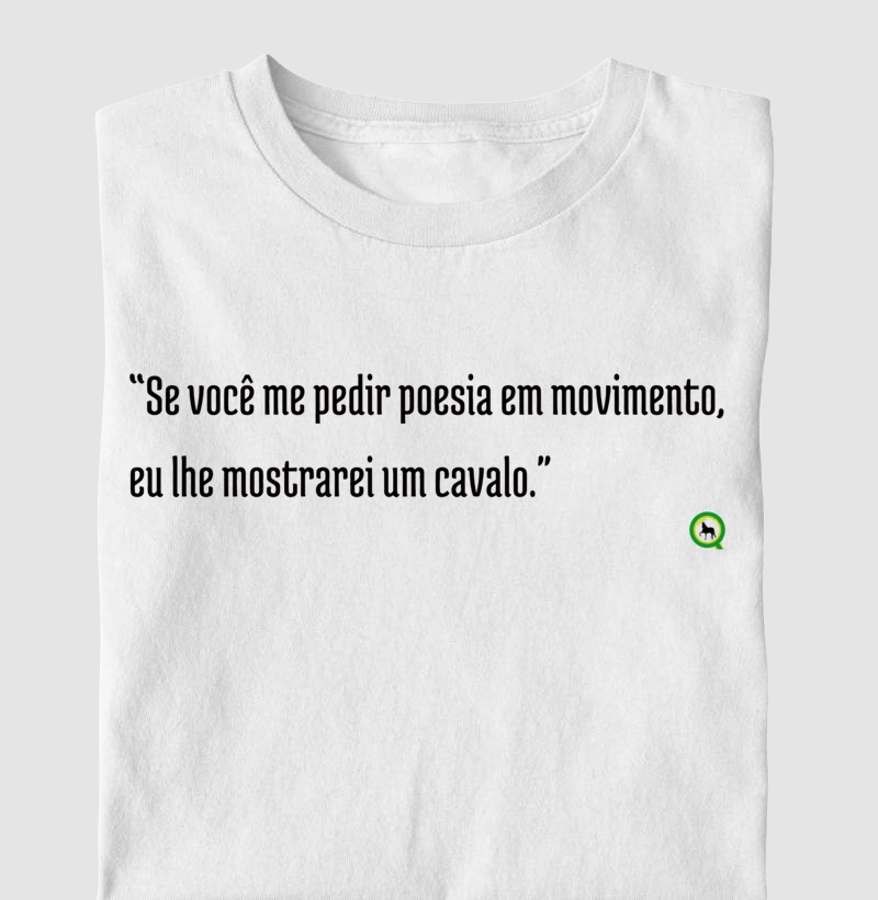 Camiseta Cavalo é Poesia - Masculino