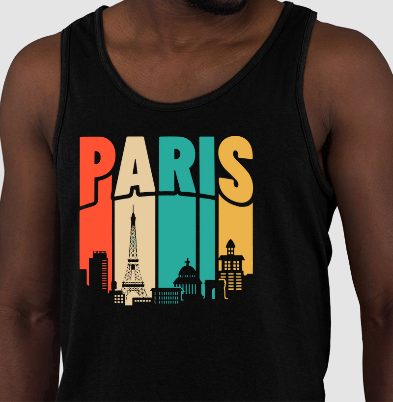 Camiseta Regata - Paris