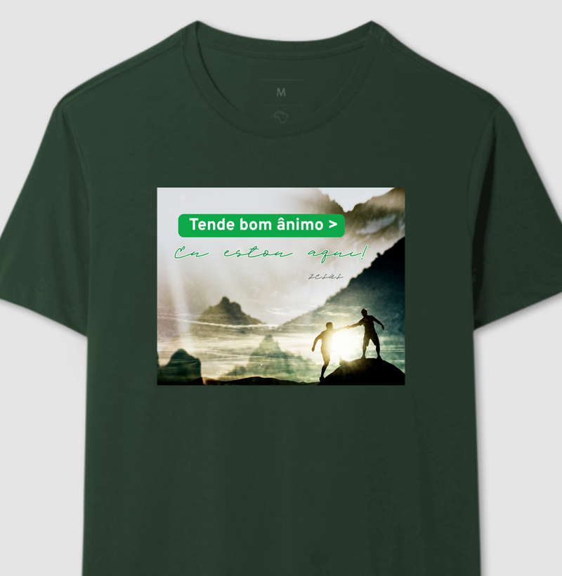 Camiseta Eu estou aqui