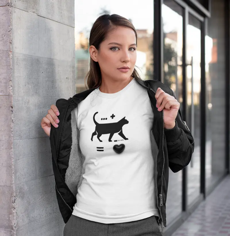 022 - Camiseta 100% algodão coracaomeu